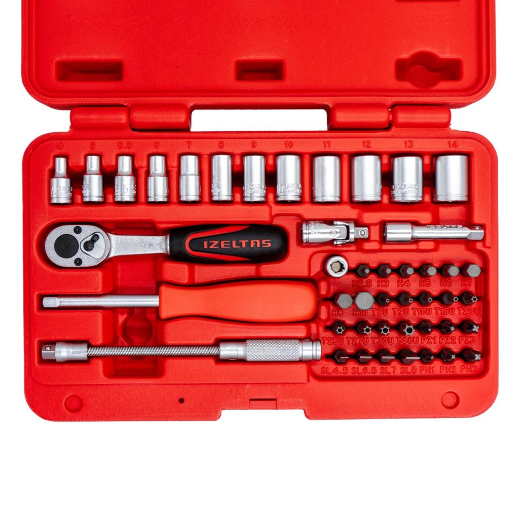 İzeltaş 1/4'' Altı Köşe Mini Lokma Anahtar ve Bits Set 45 Parça nereden bulurum