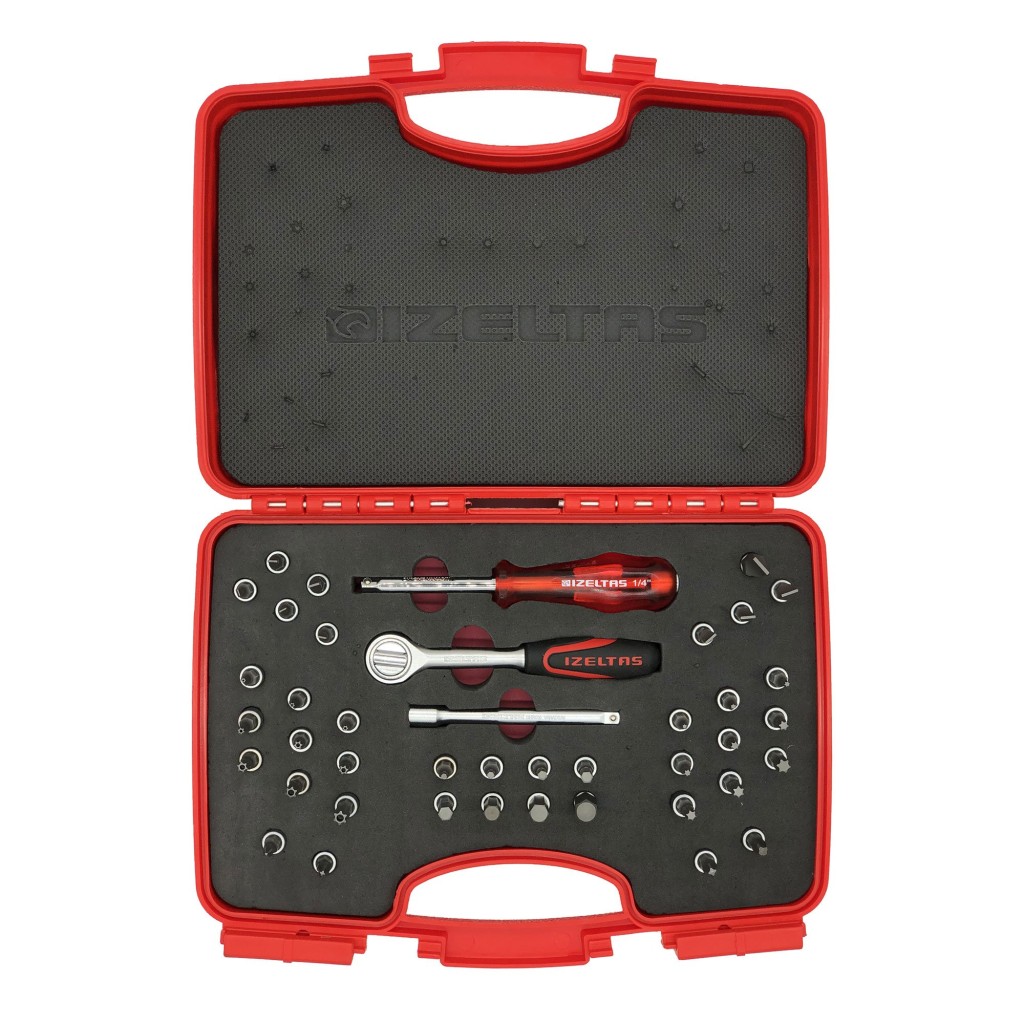 İzeltaş 1/4'' Bits Uçlu Lokma Takımı 42 Parça fiyatı