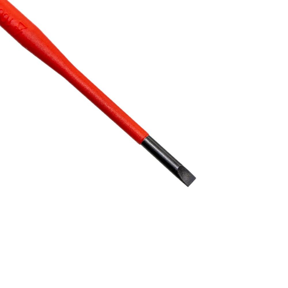 İzeltaş 1000V Elektro Slim Düz Uçlu Tornavida 4x100 mm ne işe yarar