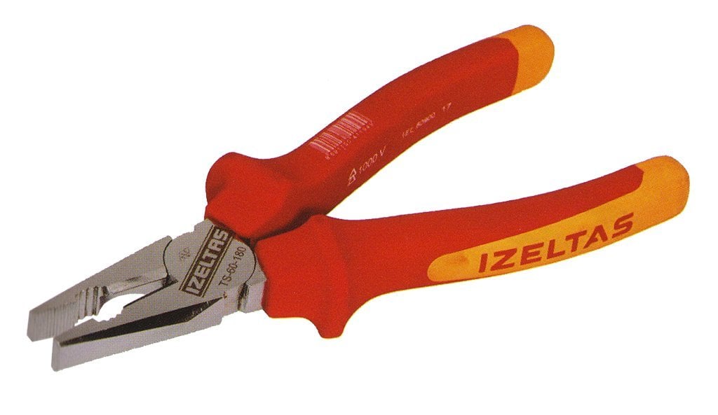 İZELTAŞ 1000V İzoleli Elektrikçi Kombine Pense 200 mm VDE fiyatı