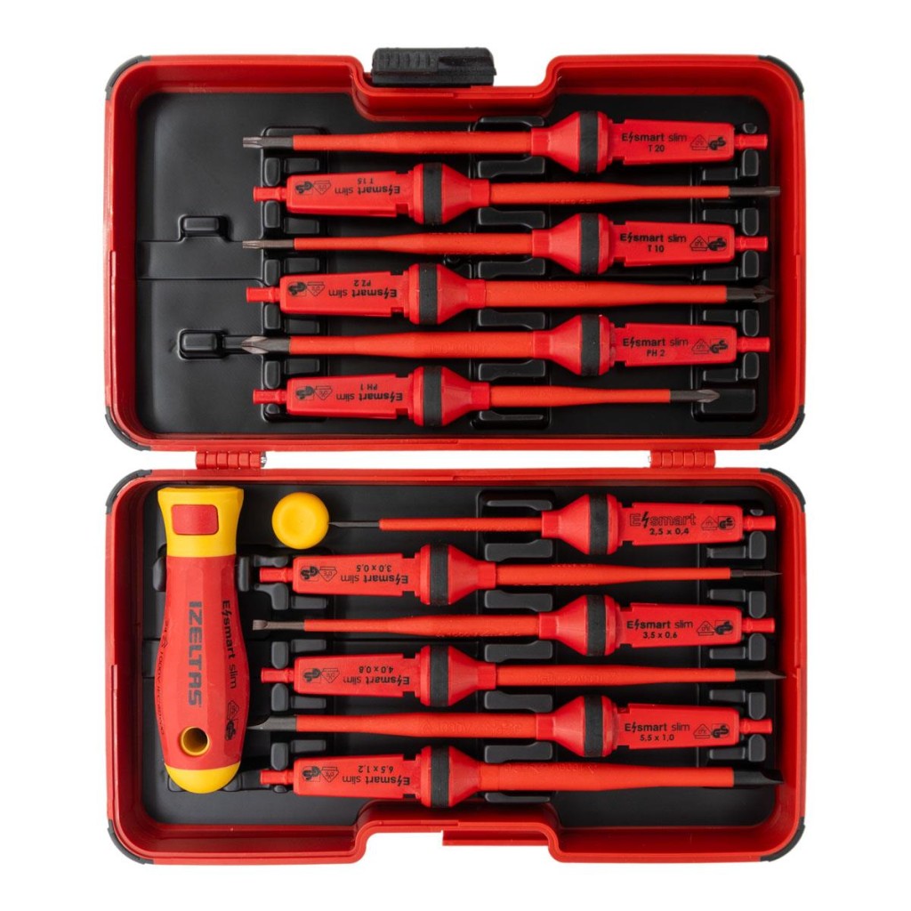 İzeltaş 1000V İzoleli Elektro Slim Tornavida Seti 14 Parça nasıl kullanılır