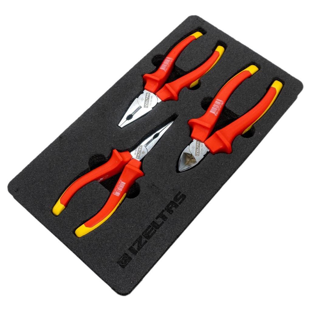 İzeltaş 1000V İzoleli VDE Elektrikçi 160 mm Pense Seti 3 Parça fiyatı