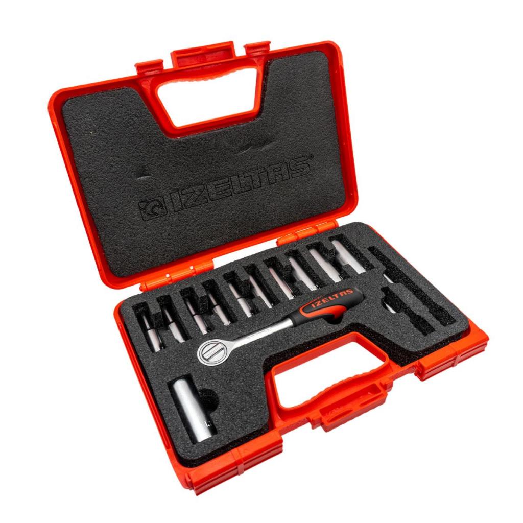 İzeltaş 1107006014 1/4'' Derin Lokma Anahtar Takımı 14 Parça fiyatı