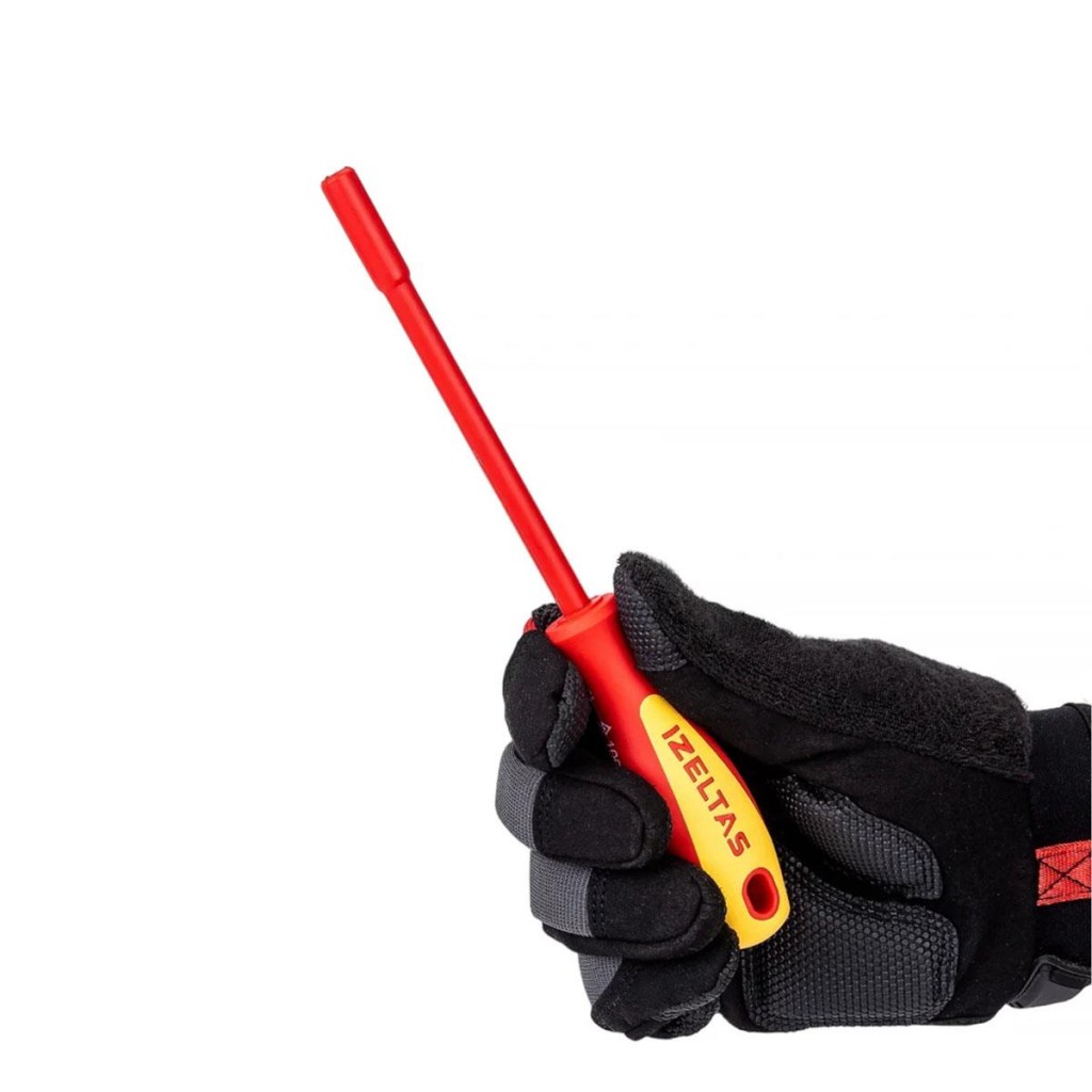 İzeltaş 4773190040 1000V Süngüsü İzoleli Lokma Uçlu Tornavida 4 mm ne işe yarar