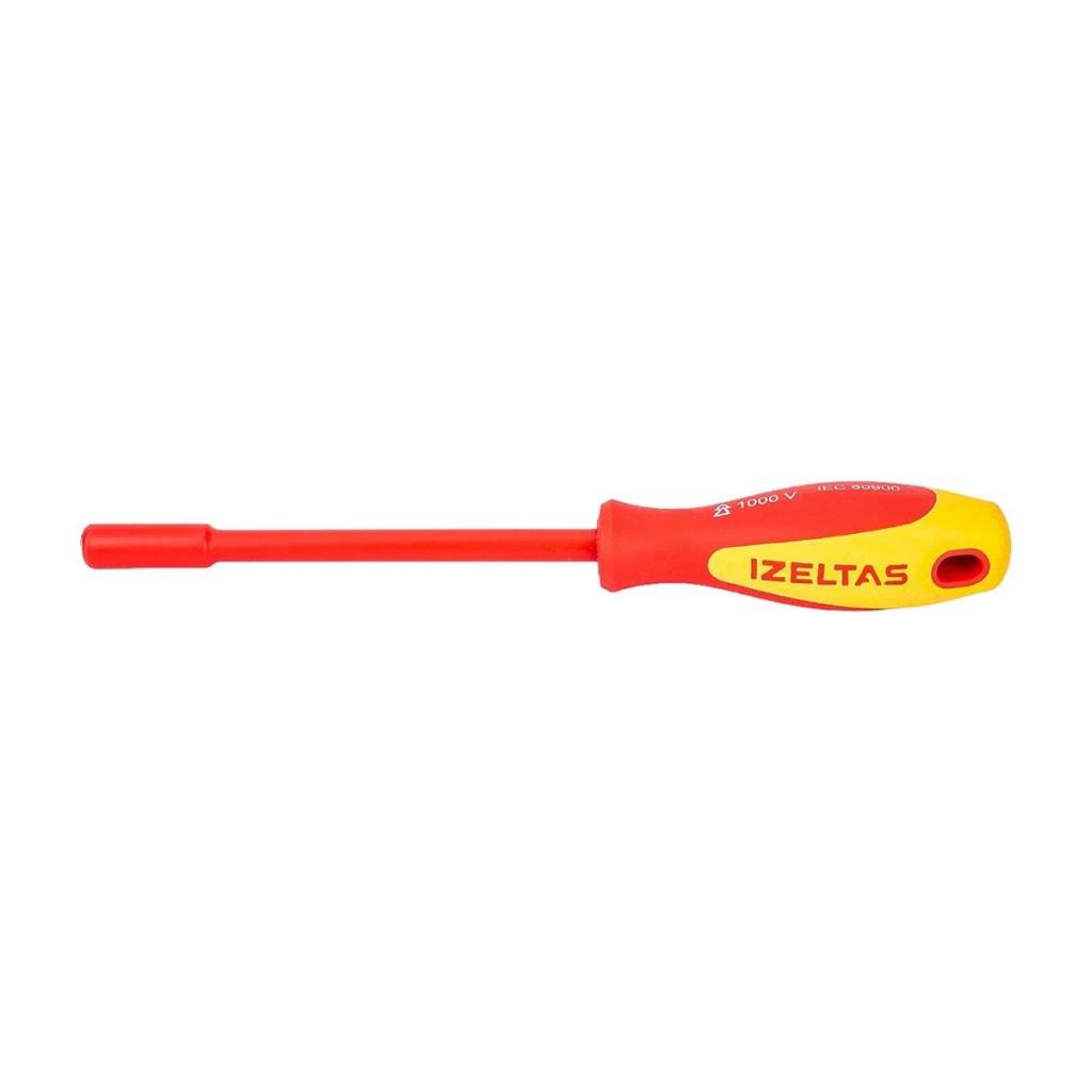 İzeltaş 4773190060 1000V Süngüsü İzoleli Lokma Uçlu Tornavida 6 mm fiyatı