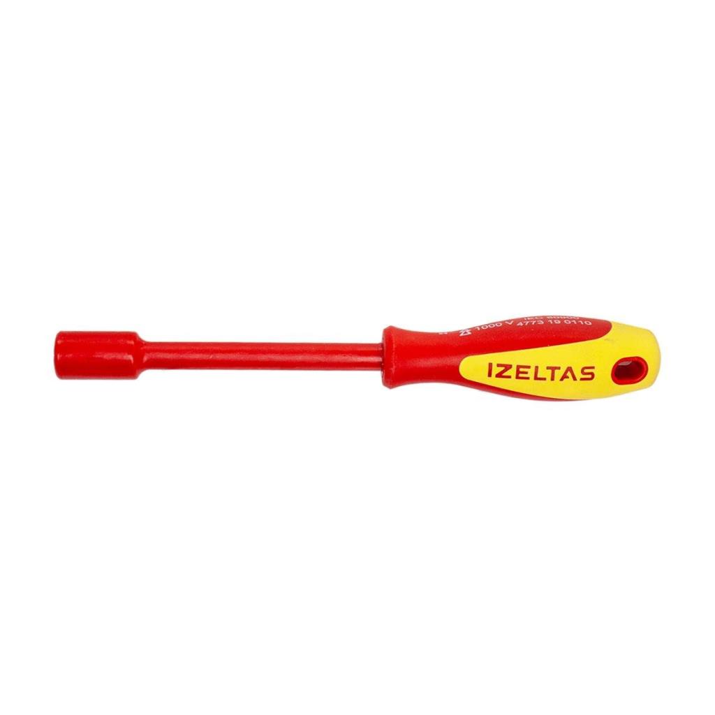 İzeltaş 4773190110 1000V Süngüsü İzoleli Lokma Uçlu Tornavida 11 mm fiyatı