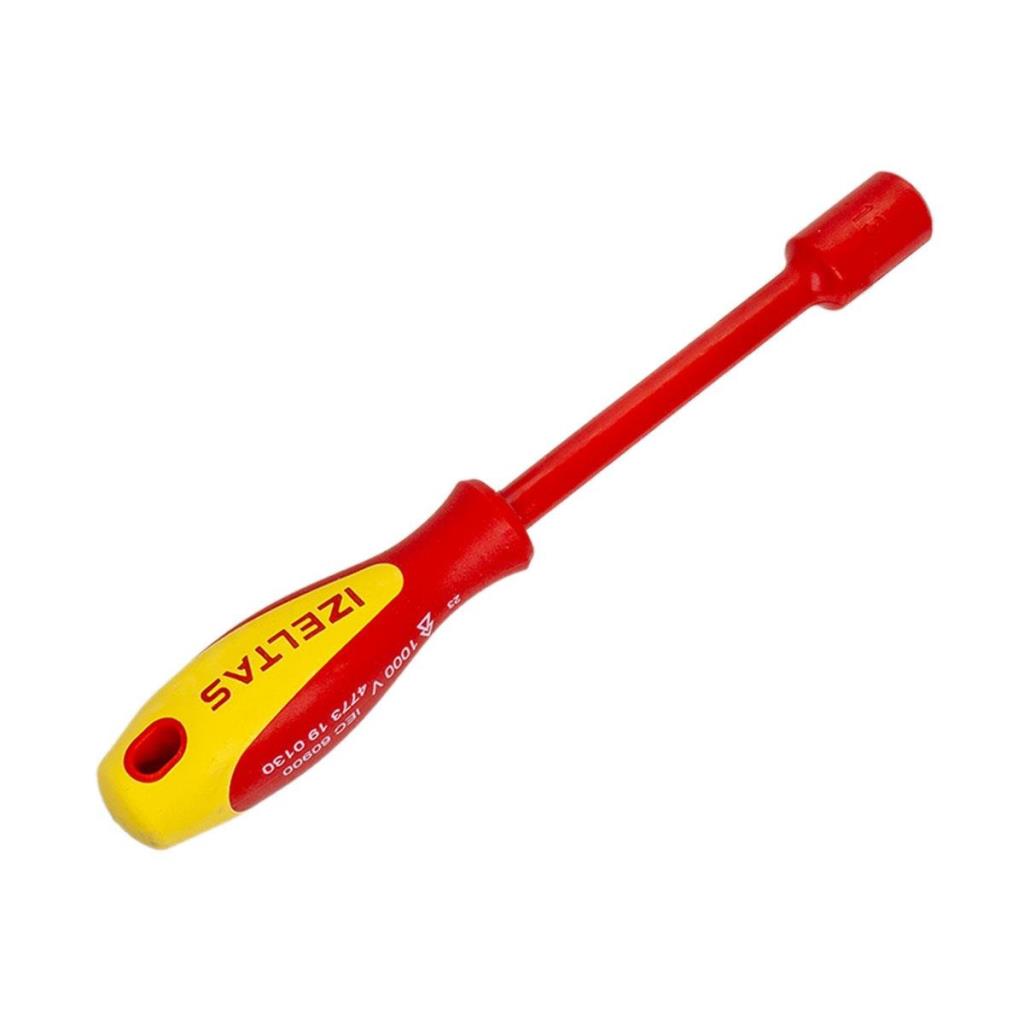 İzeltaş 4773190130 1000V Süngüsü İzoleli Lokma Uçlu Tornavida 13 mm ne işe yarar