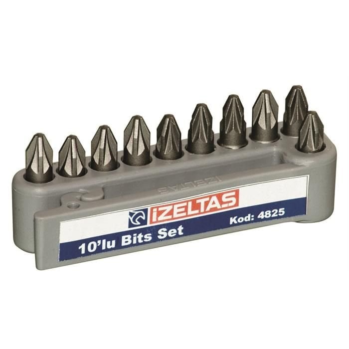 İzeltaş 4825000002 Pozidriv Bits Set 25 mm Pz2 fiyatı