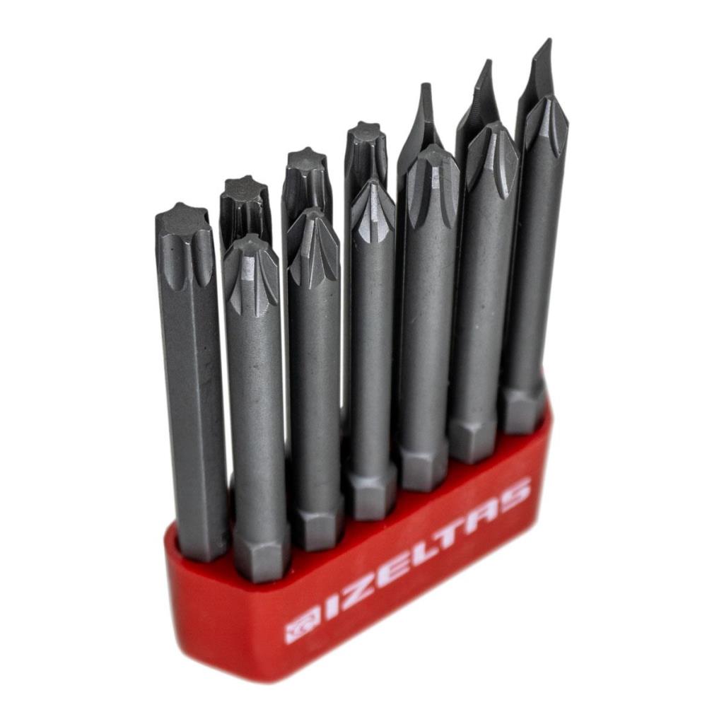 İzeltaş 4850000713 Uzun Bits Uç Takımı 75 mm - 13 Parça ne işe yarar