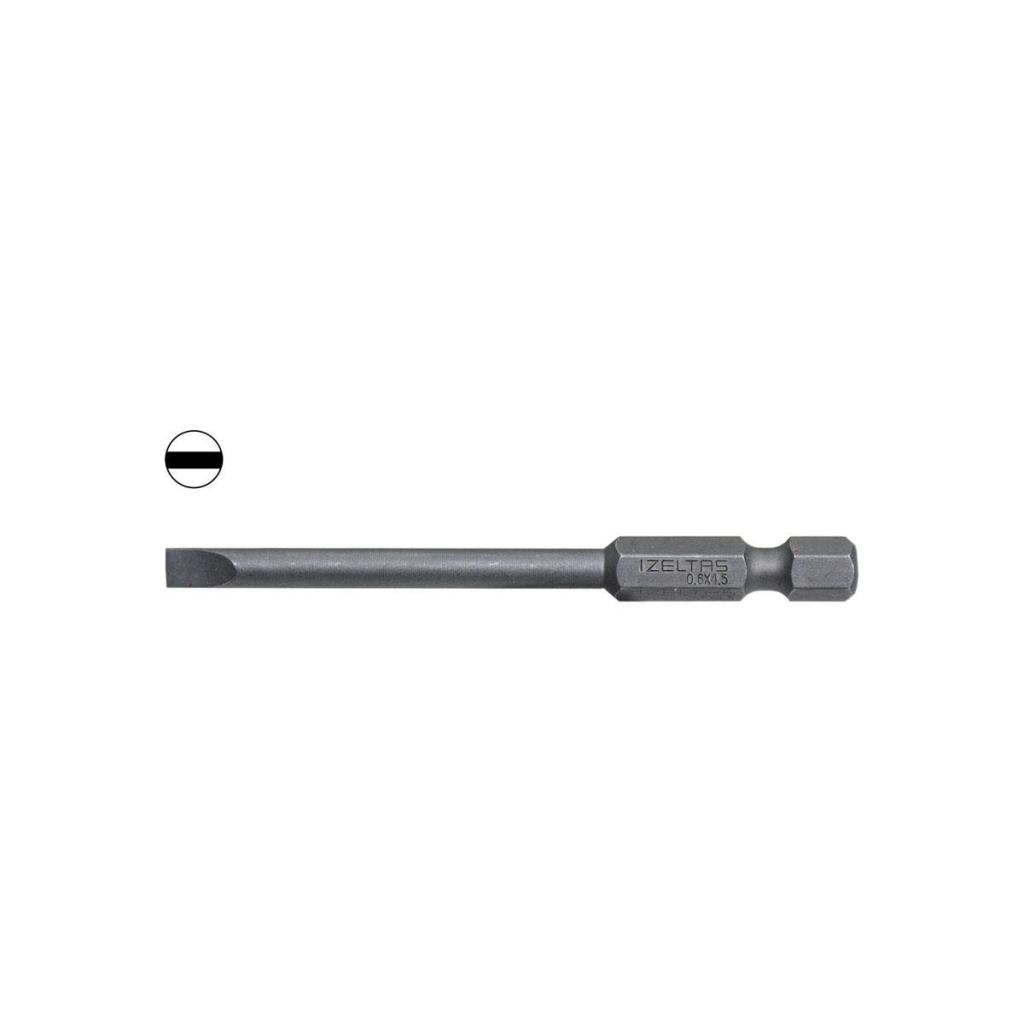 İzeltaş 4860200745 Uzun Düz Bits Uç 4.5x75 mm ne işe yarar