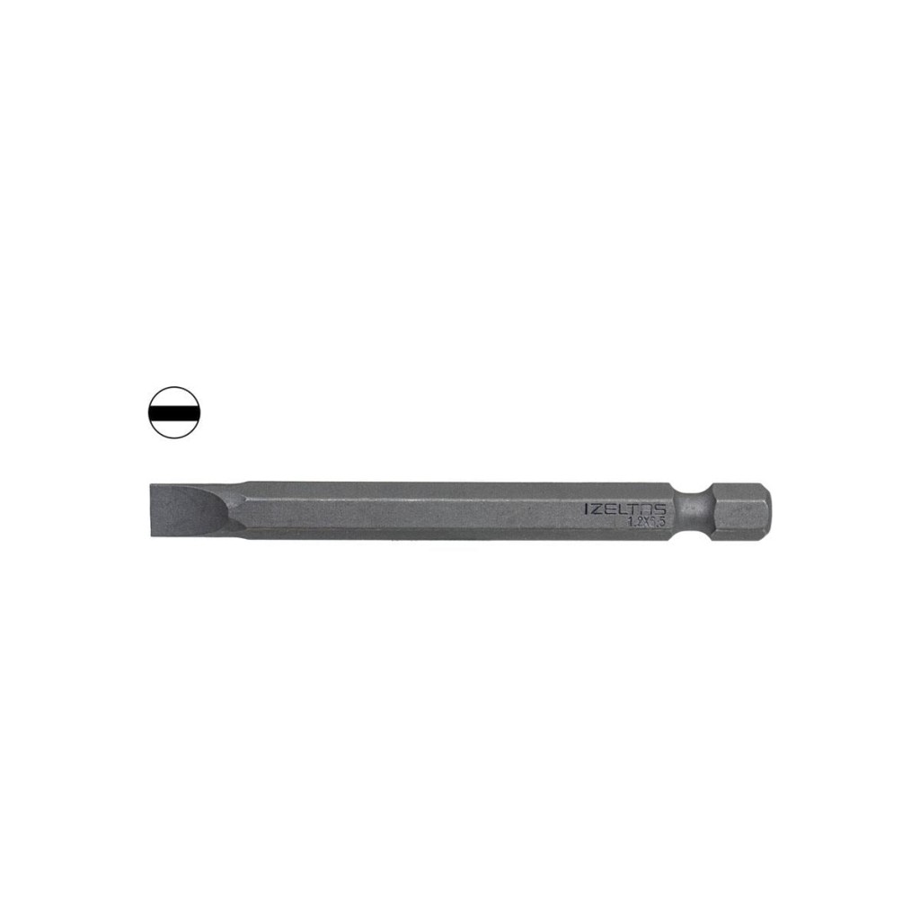 İzeltaş 4860200765 Uzun Düz Bits Uç 6.5x75 mm fiyatı