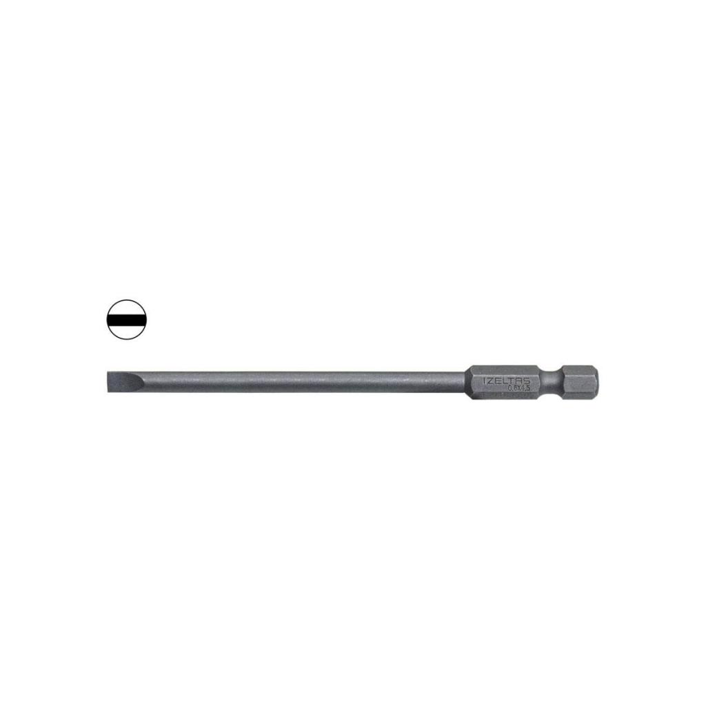 İzeltaş 4860201045 Uzun Düz Bits Uç 4.5x100 mm ne işe yarar