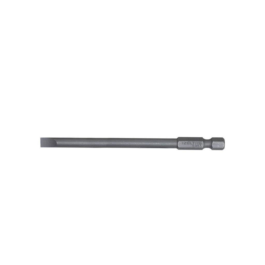 İzeltaş 4860201055 Uzun Düz Bits Uç 5.5x100 mm ne işe yarar