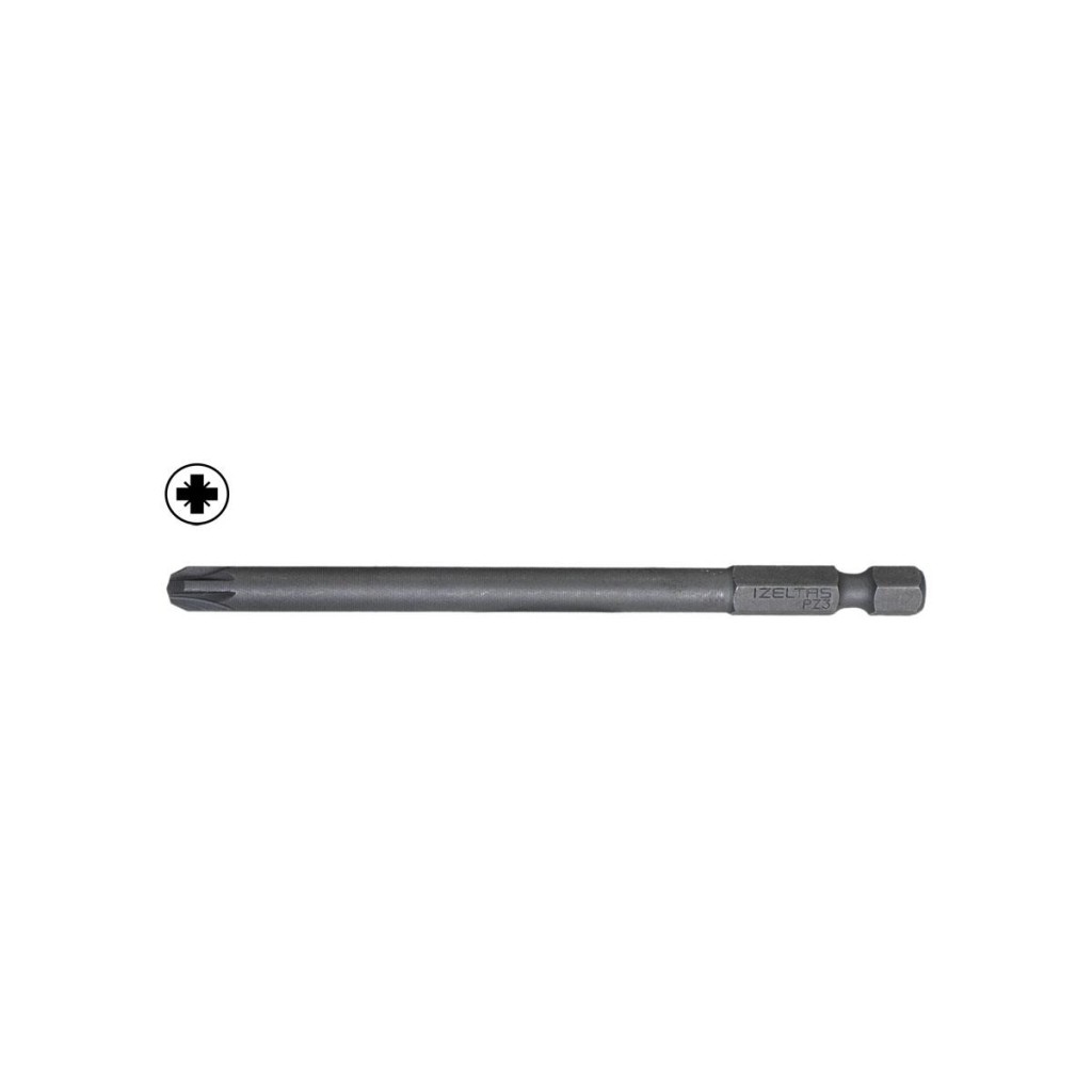 İzeltaş 4880211003 Uzun Pozidriv Yıldız Bits Uç PZ3x100 mm fiyatı