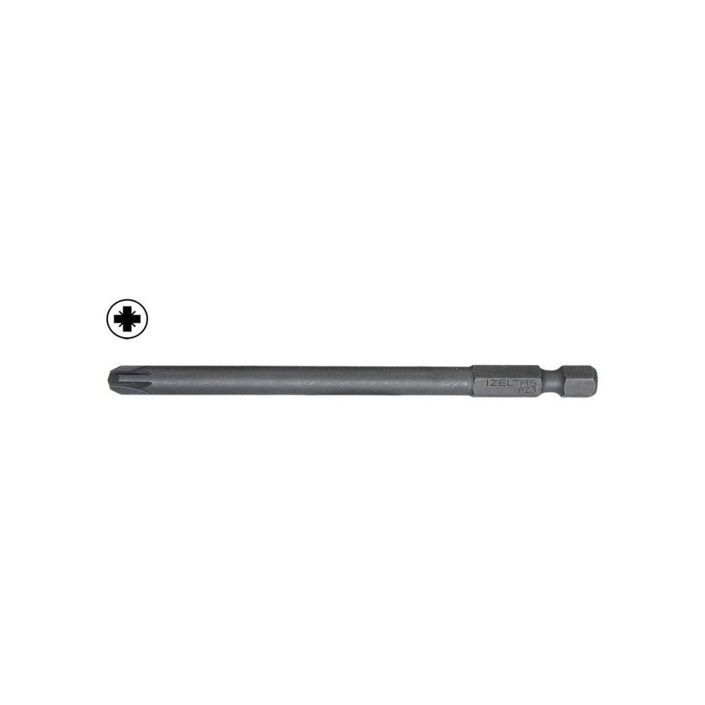 İzeltaş 4880211003 Uzun Pozidriv Yıldız Bits Uç PZ3x100 mm fiyatı