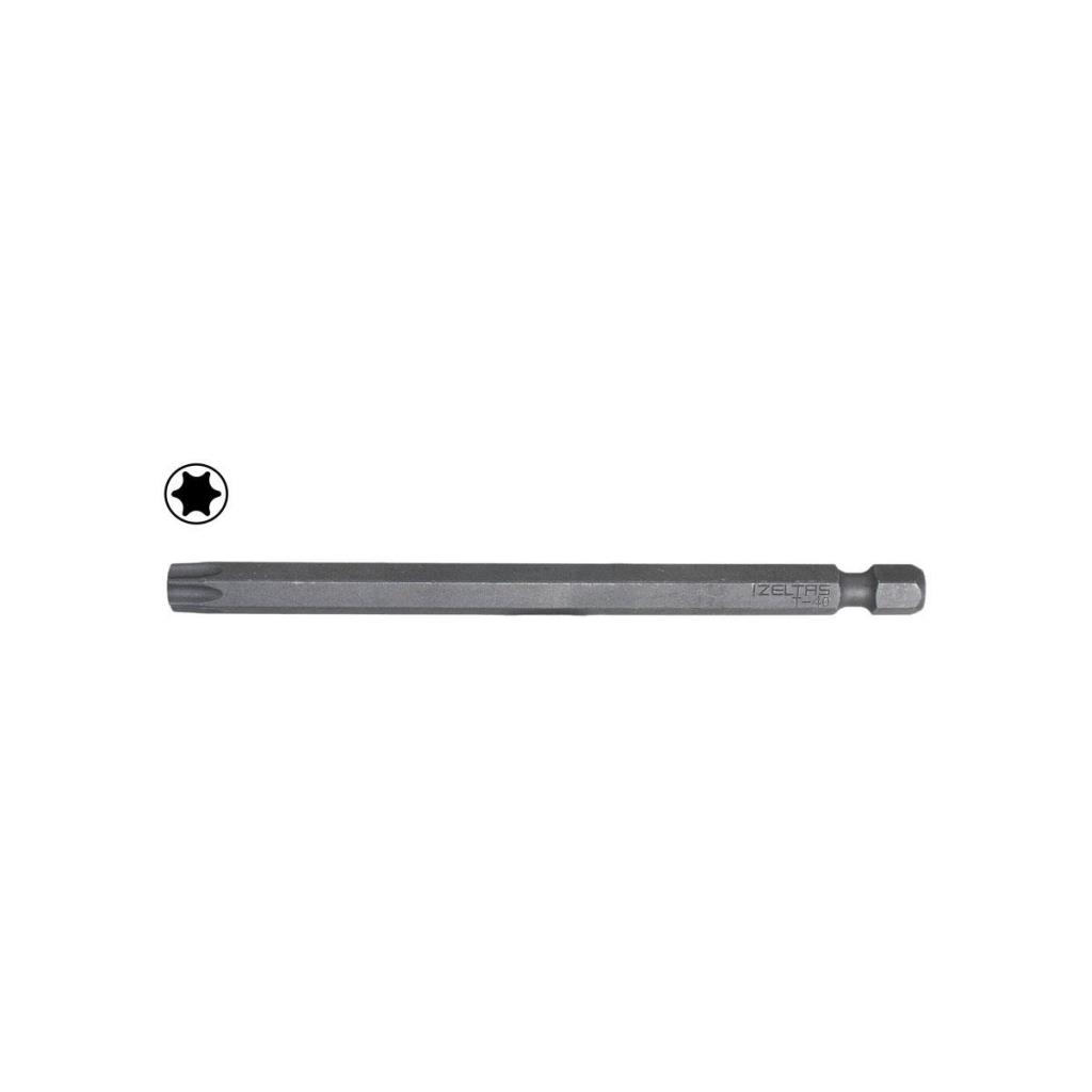 İzeltaş 4885211040 Uzun Torx Bits Uç T40x100 mm ne işe yarar
