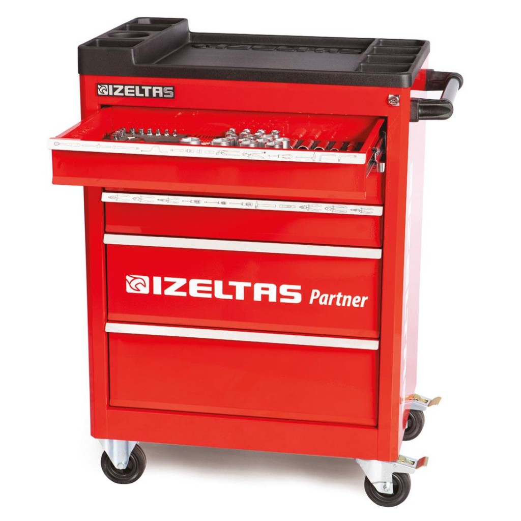 İzeltaş 5 Çekmeceli Partner Mobil Takım Dolabı 118 Parça (Dolu) fiyatı