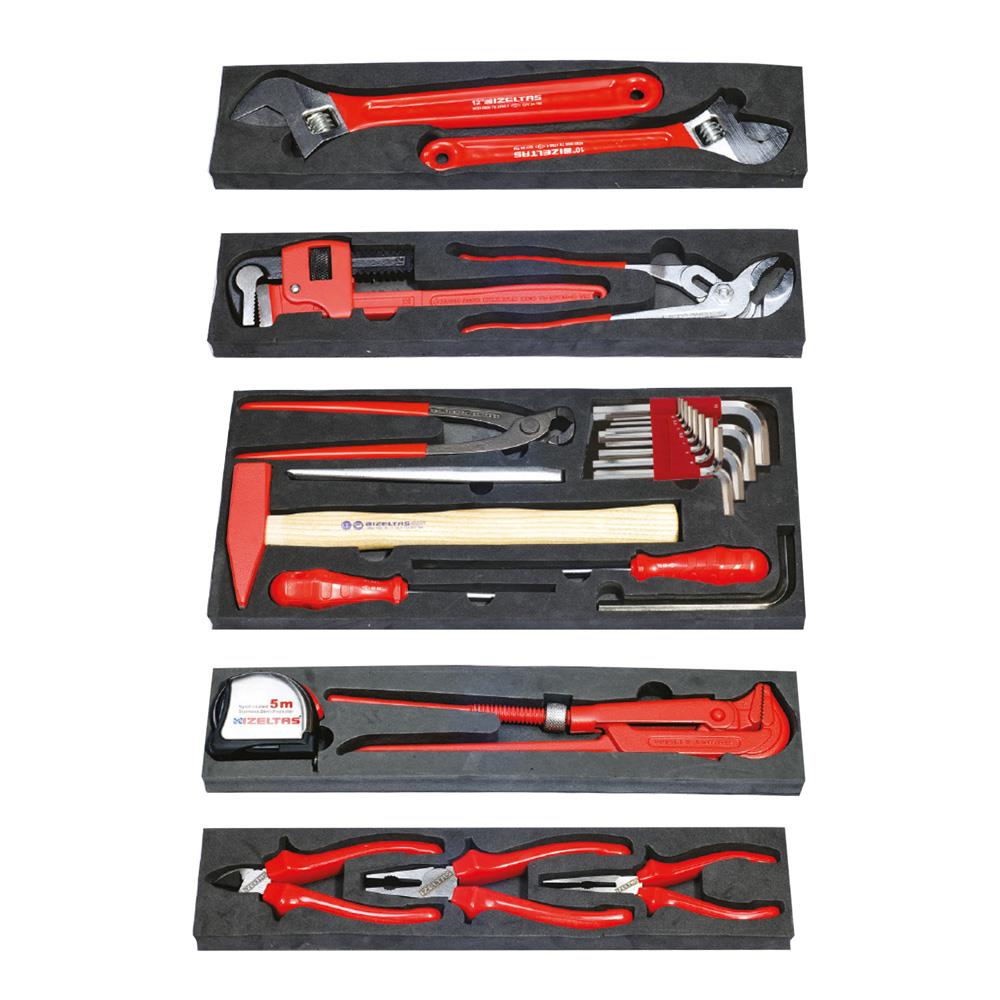 İzeltaş 5 Gözlü Metal Dolu Tesisatçı Takım Çantası (28 parça) nereden bulurum