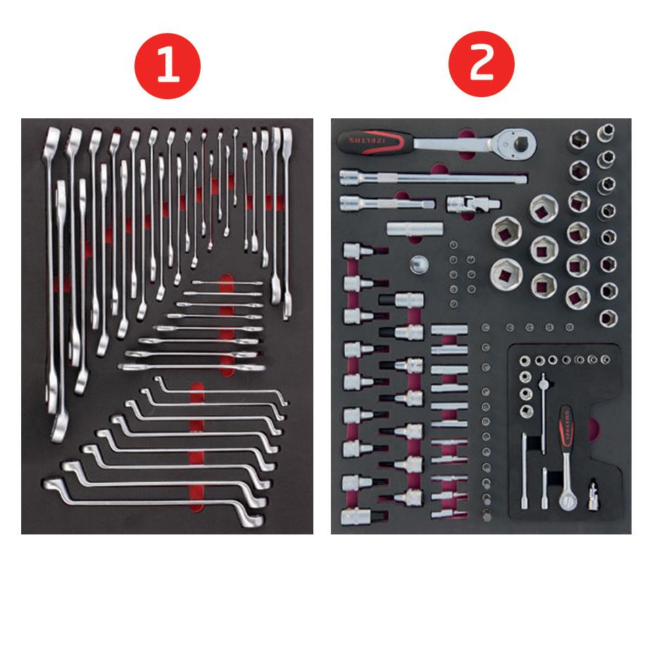 İzeltaş 8245007096 Premium 7 Çekmeceli Takım Dolabı 250 Parça (Dolu) ne işe yarar