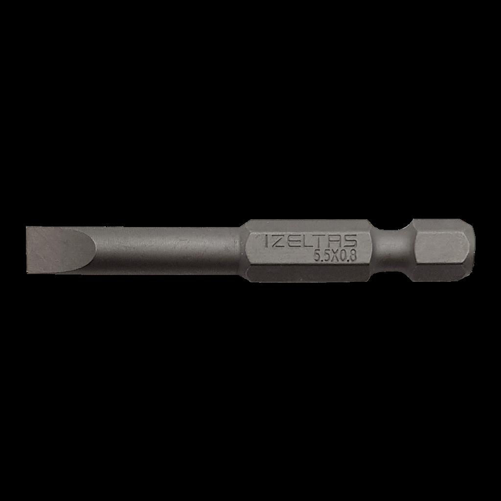 İZELTAŞ Düz Bits Uç 0.8x5.5 (50MM) fiyatı