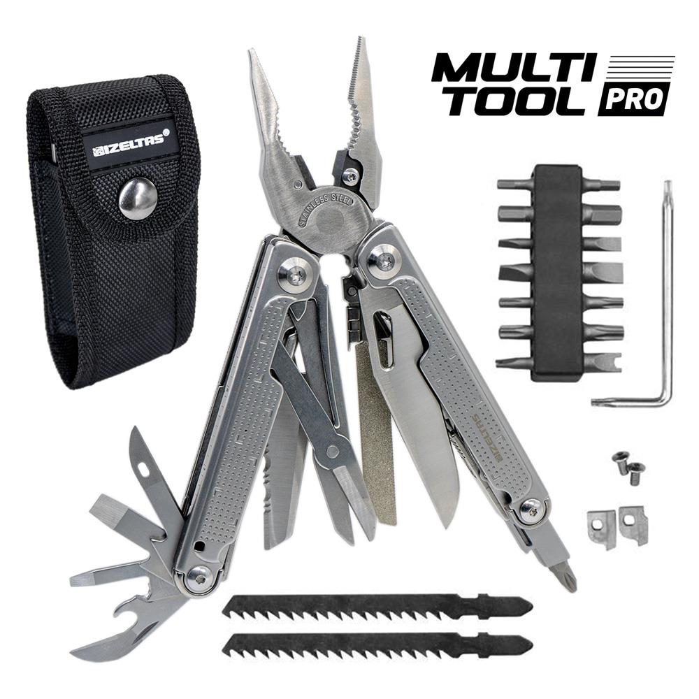 İzeltaş Multi Tool PRO 15 Fonksiyonlu Çok Amaçlı El Aleti 180 mm fiyatı