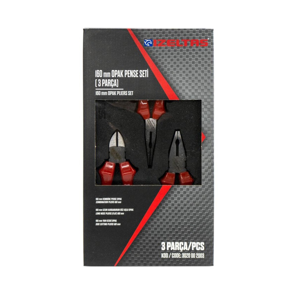 İzeltaş Opak Seri 160 mm Pense Yankeski Kargaburun Seti 3 Parça ne işe yarar
