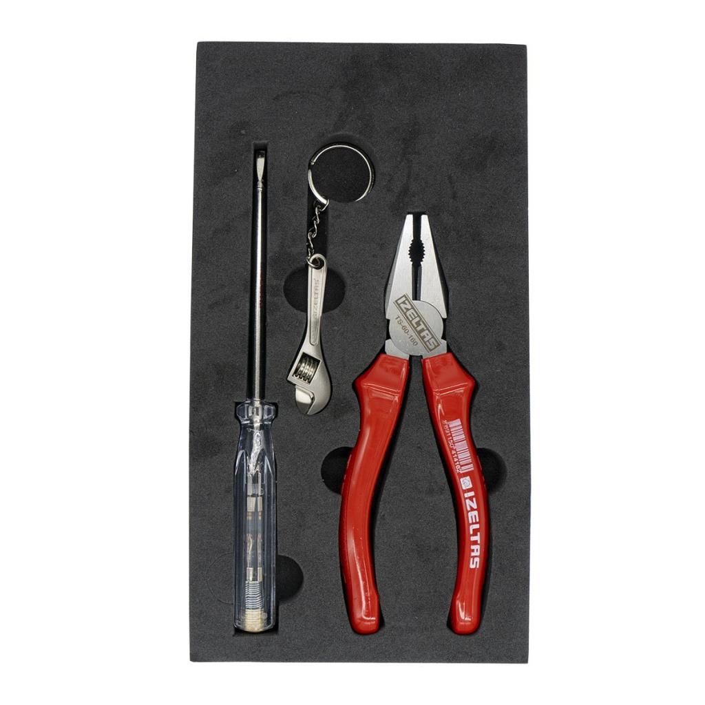 İzeltaş Pense Kontrol Kalemi Seti 3 Parça Anahtarlık Hediyeli ne işe yarar