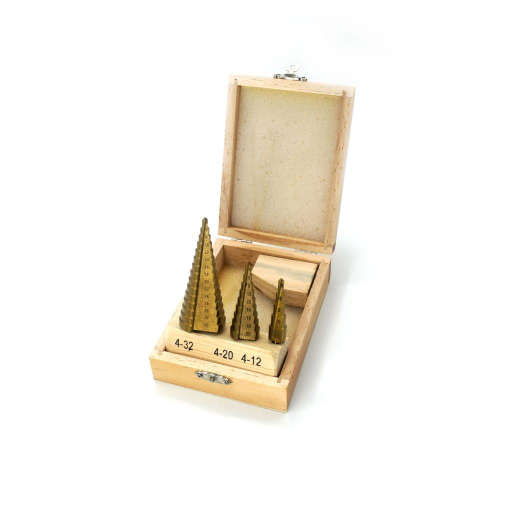 Kademeli Matkap Ucu Panç Sac Delgi Seti 3 Parça fiyatı