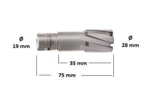 KARNASCH 28 x 35 mm TCT Elmas Uçlu Manyetik Matkap Ucu fiyatı