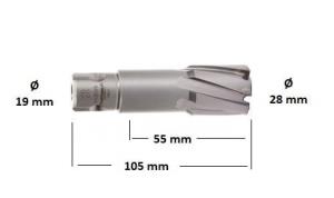 KARNASCH 28 x 55 mm TCT Elmas Uçlu Manyetik Matkap Ucu fiyatı