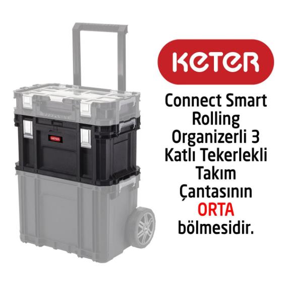 Keter 17205288 Smart Rolling Portatif Çanta 21.4