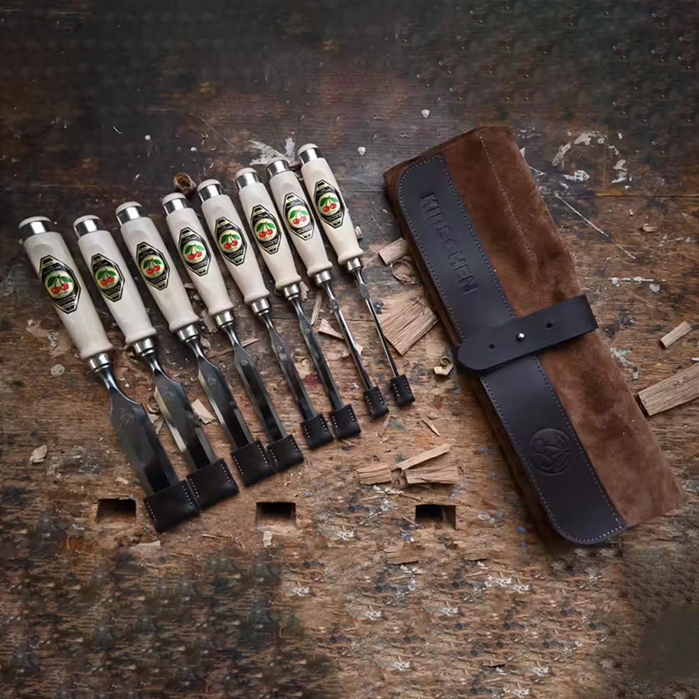 Kirschen 1131002 Deri Rulo Çantalı Düz Iskarpela Takımı 8 Parça ne işe yarar