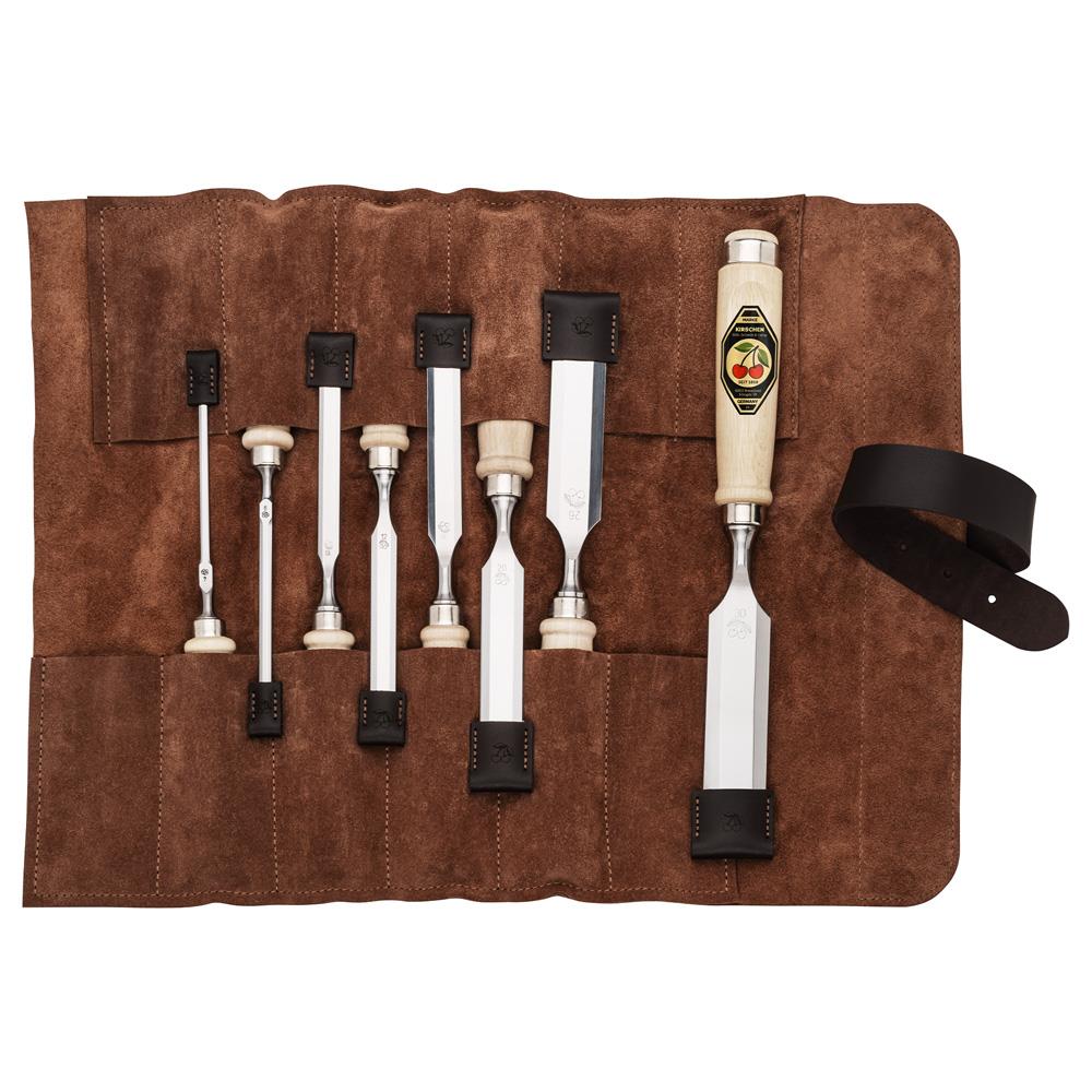 Kirschen 1131002 Deri Rulo Çantalı Düz Iskarpela Takımı 8 Parça fiyatı
