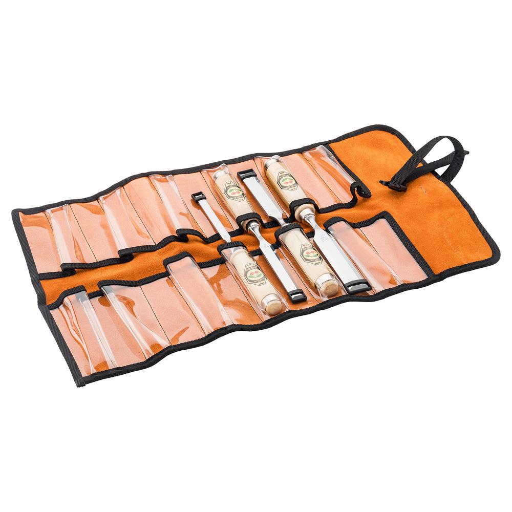 Kirschen 1151000 Deri Rulo Çantalı Düz Iskarpela Takımı 4 Parça nasıl kullanılır