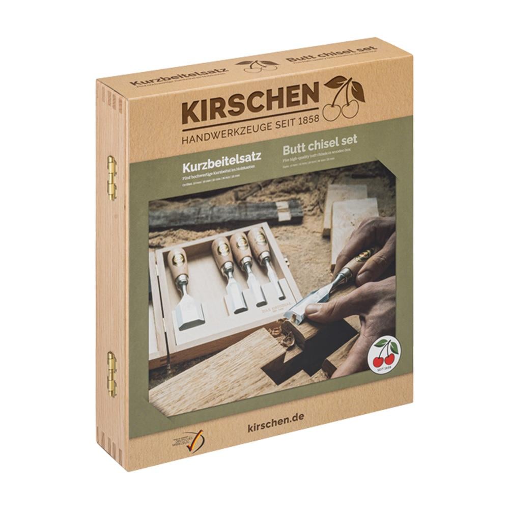 Kirschen 1157000 Ahşap Kutulu Kısa Düz Iskarpela Takımı 5 Parça ne işe yarar