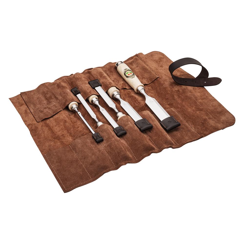 Kirschen 1171002 Deri Rulo Çantalı Düz Iskarpela Takımı 6 Parça nasıl kullanılır