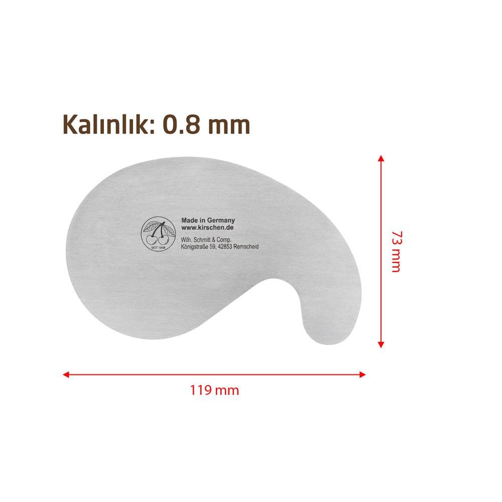 Kirschen 3802000 Ahşap Kazıyıcı Sistre Kuğu Boyunlu Kenar 0.8 mm ne işe yarar