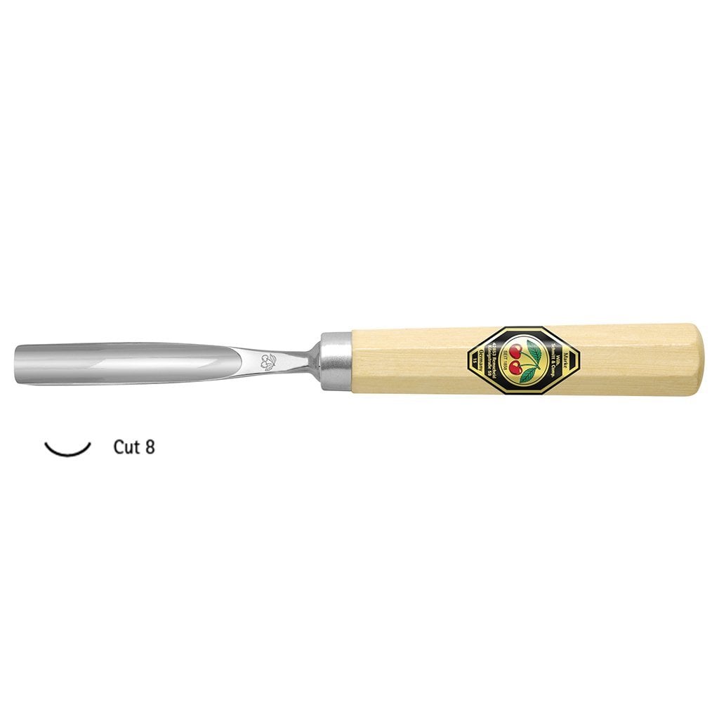 Kirschen Bükülmüş Oluklu Ağız Oyma Iskarpelası Cut-8 10 mm nasıl kullanılır