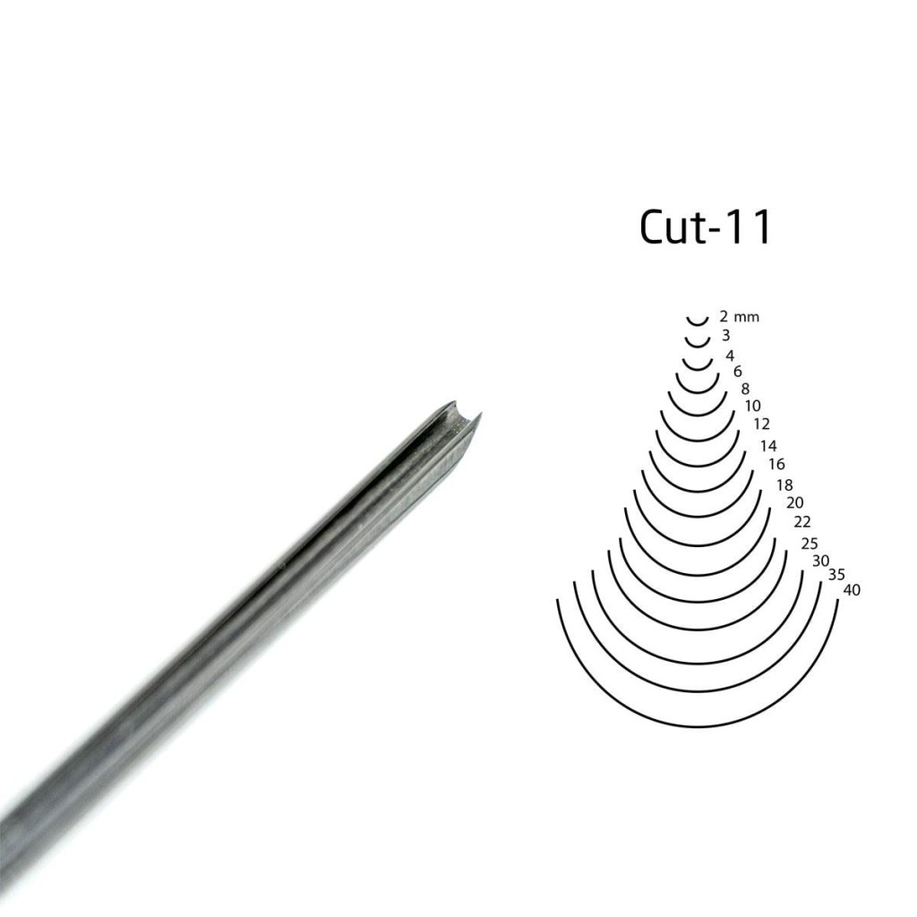 Kirschen Düz Oluklu Ağız Oyma Iskarpelası Cut11 - 3mm nasıl kullanılır