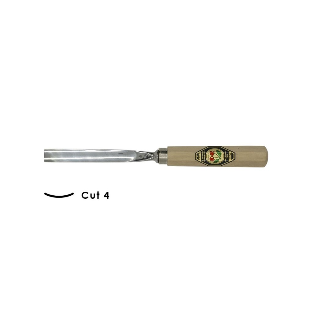 Kirschen Düz Oluklu Ağız Oyma Iskarpelası Cut4 - 18mm nasıl kullanılır