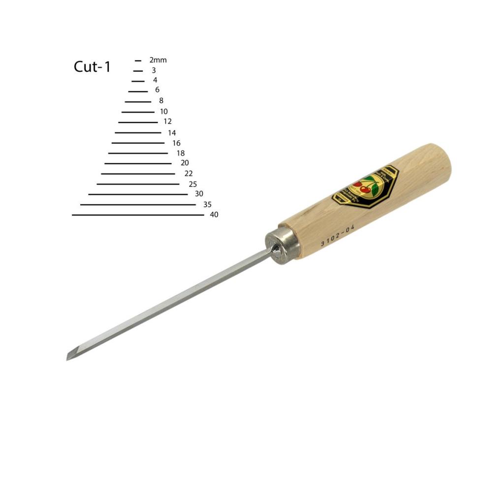 Kirschen Eğri Ağız Oyma Iskarpelası Cut1 - 4mm nasıl kullanılır