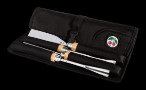 Kirschen Two Cherries Ahşap Oyma Temel Set İlave Aletler Seti 4 Parça Rulo Bez Çantalı fiyatı