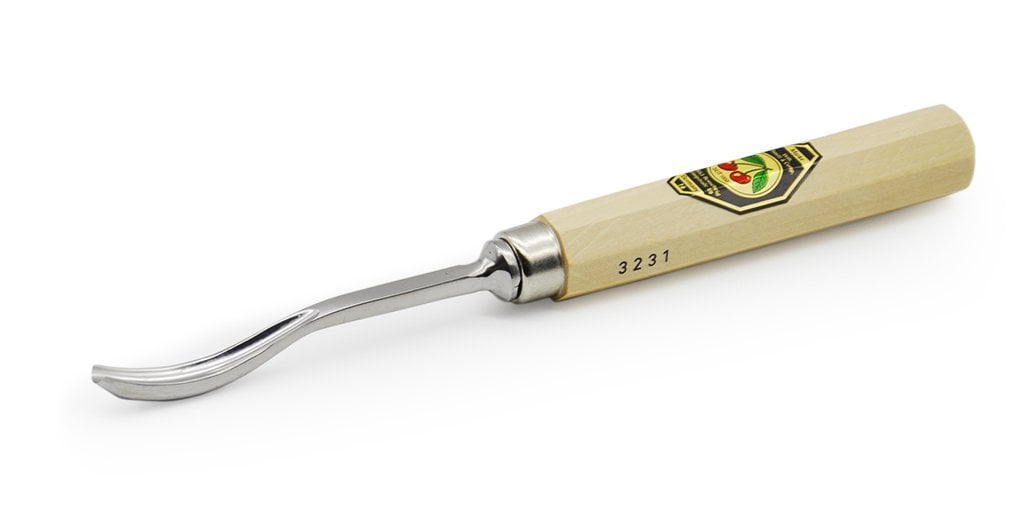 Kirschen Two Cherries Bükülmüş Derin Oluklu Ağız Oyma Iskarpelası Kısa 6 mm fiyatı