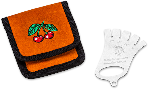 Kirschen Two Cherries Iskarpela Kesim Acısı Ölçme Aleti Deri Çantalı fiyatı
