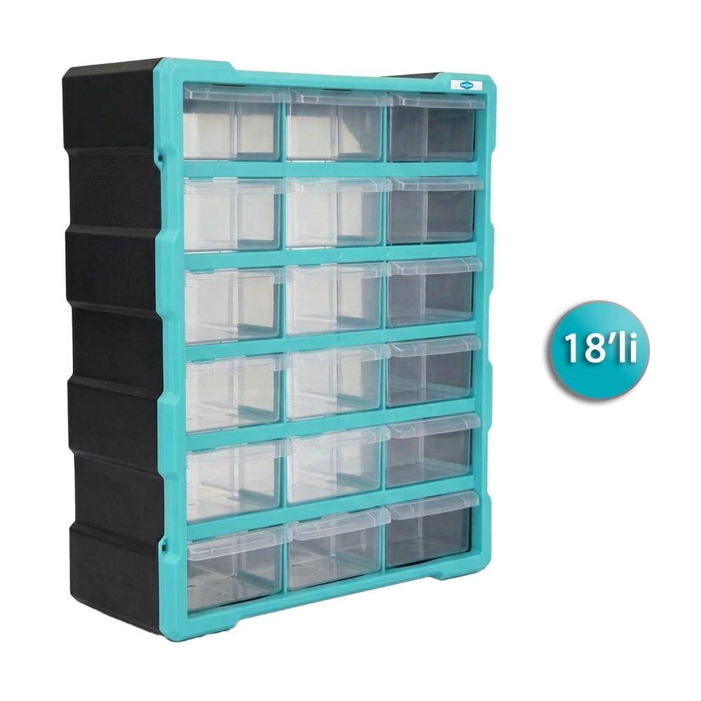 KKD5118 Dikey Monoblok Organizer Çekmece Seti 18'li fiyatı