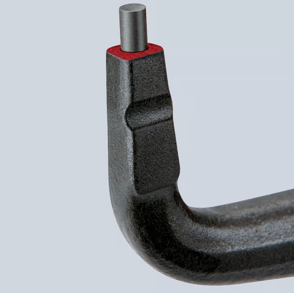 KNIPEX Ağır Hizmet Eğri Uçlu İç Segman Pensesi 165 mm (4821J21) ne işe yarar