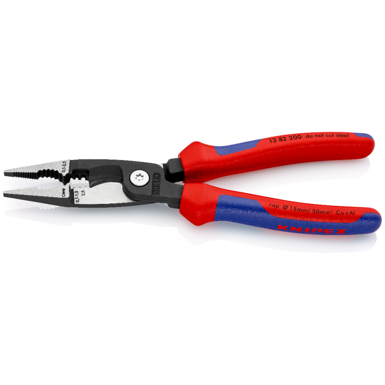 KNIPEX Çok Fonksiyonlu Kombine Elektrikçi Pense 200 mm (1382200) nasıl kullanılır