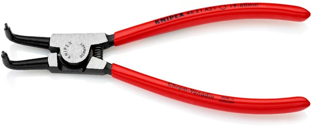 KNIPEX Eğri Uçlu Dış Segman Pensesi 170 mm (4621A21) nasıl kullanılır