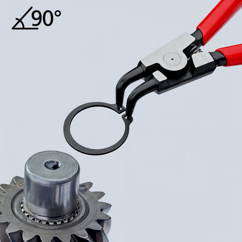 KNIPEX Eğri Uçlu Dış Segman Pensesi 170 mm (4621A21) ne işe yarar