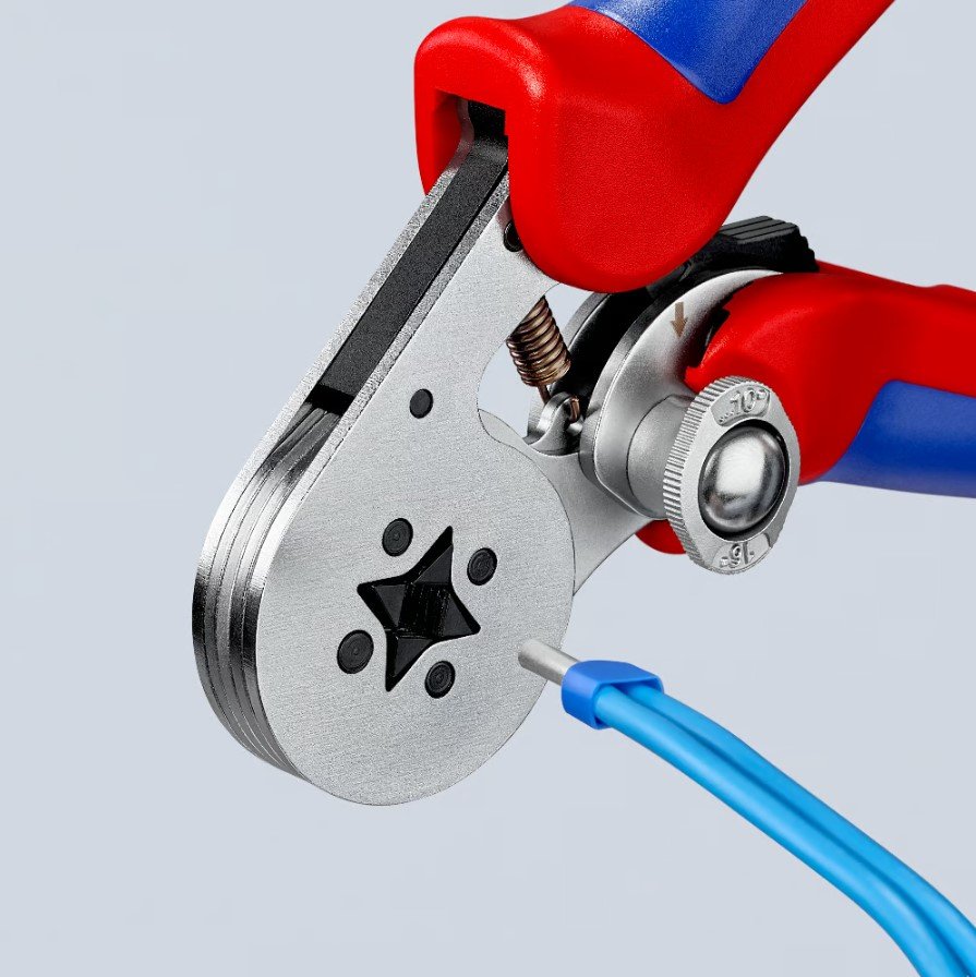 KNIPEX Kablo Yüksük Pabuç Sıkma Pensesi (975504) ne işe yarar